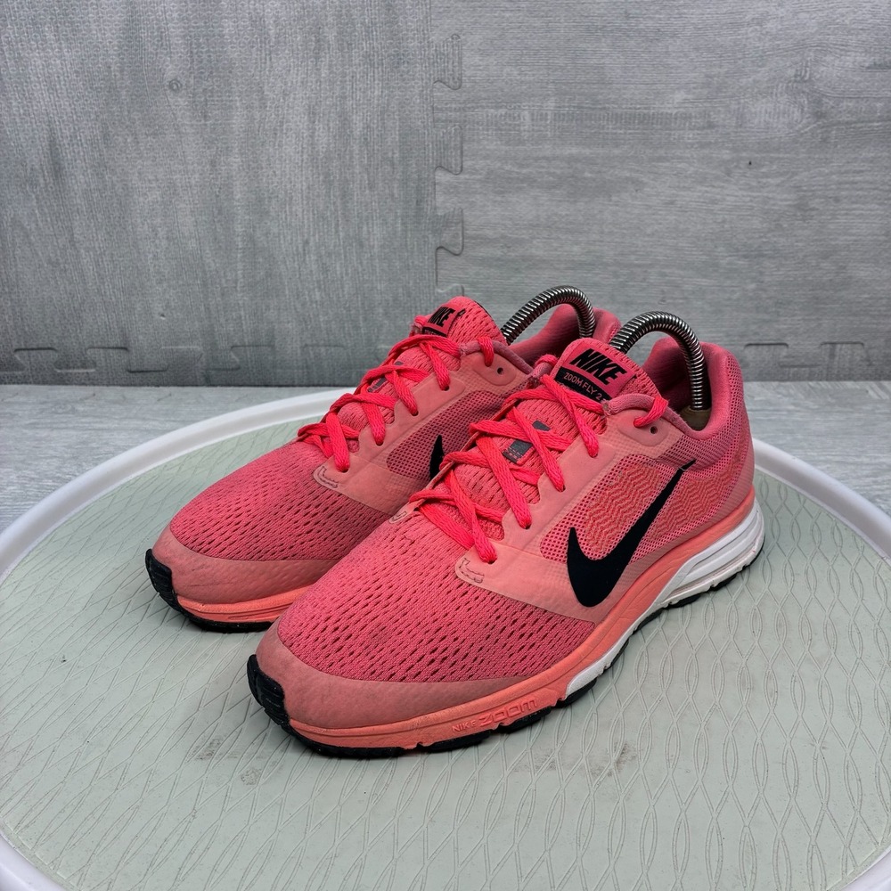 Nike Zoom Fly 2 Running Shoes Women's 8.5 Pink Mesh Athletic Sneakers 707607-800